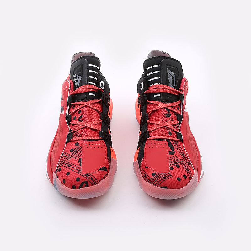  красные баскетбольные кроссовки adidas Dame 6 GCA EF9878 - цена, описание, фото 2